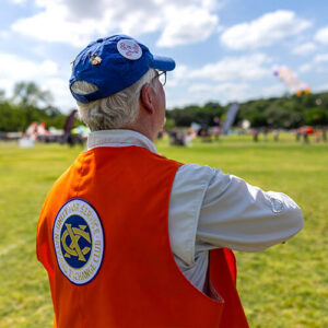 ABC Kite Fest volunteer at the event